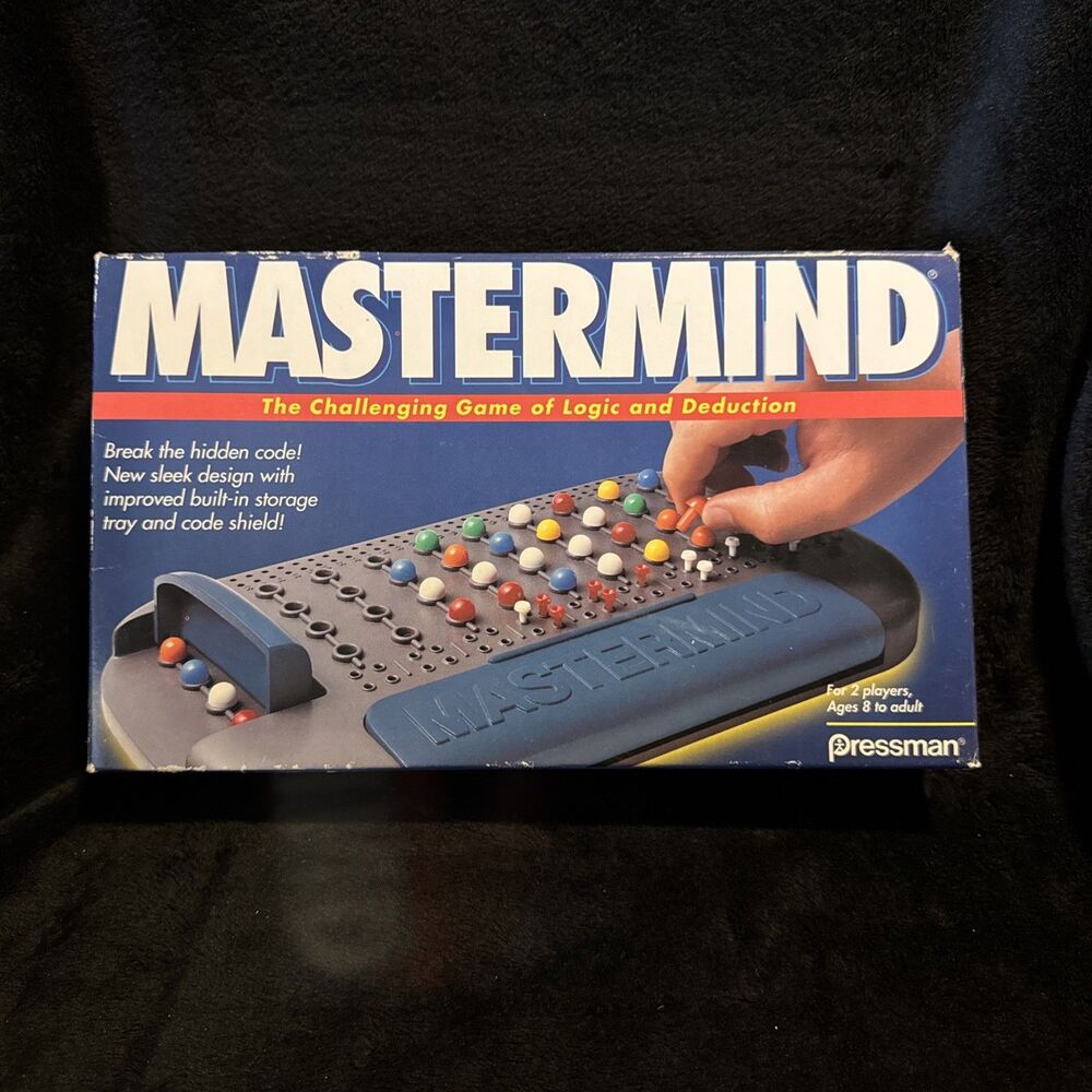 Mastermind Pressman 1996 Vintage Strategy Logic Game 3018
